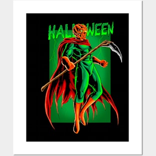 HALLOWEEN SKULL Posters and Art